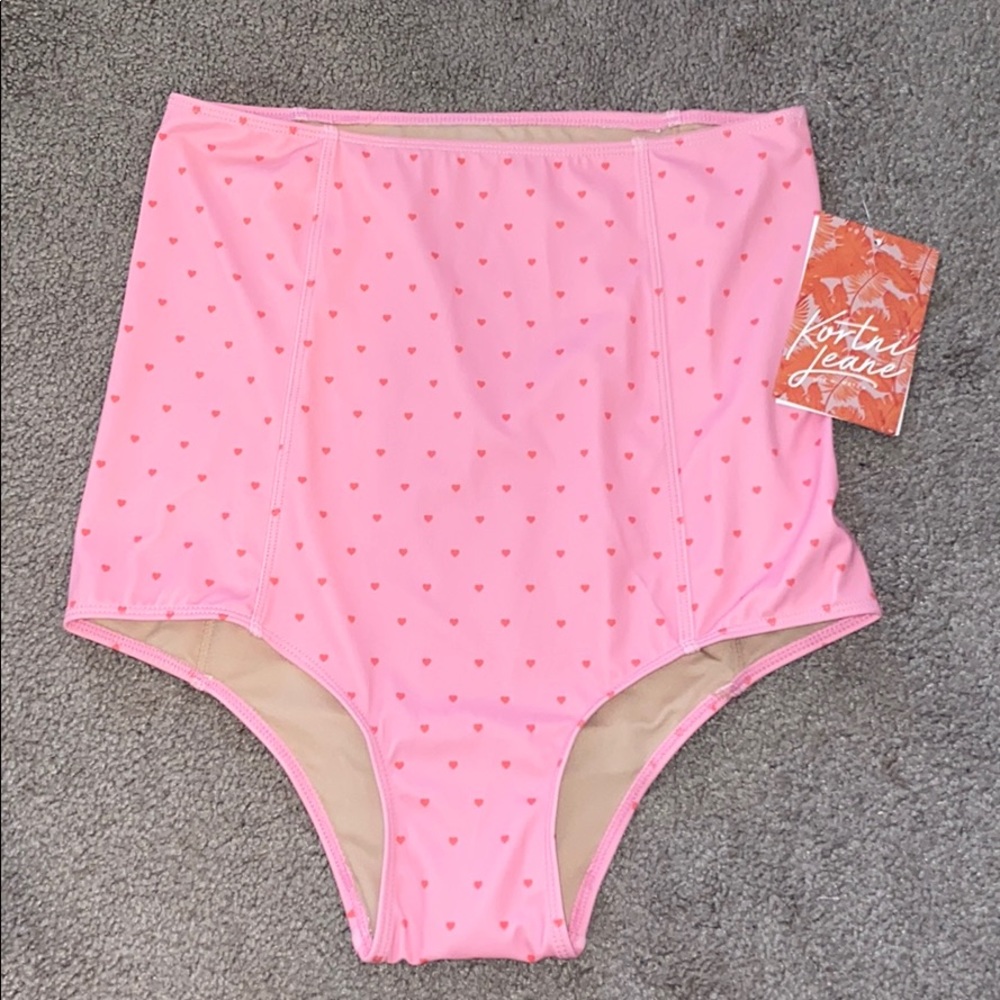 Kortni Jeane Heart Print Ultra High Waist Bottoms